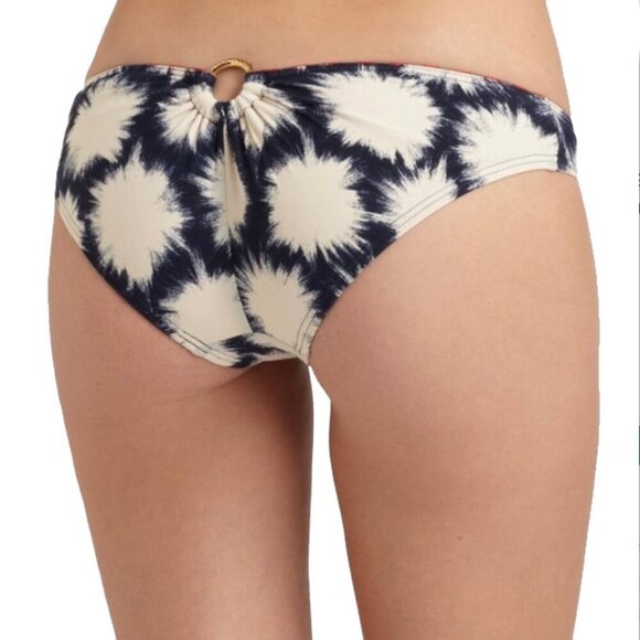 Marc by Marc Jacobs Swim Bottom Sexy Back Ring gathered Abstract Floral Size XS - Picture 8 of 10